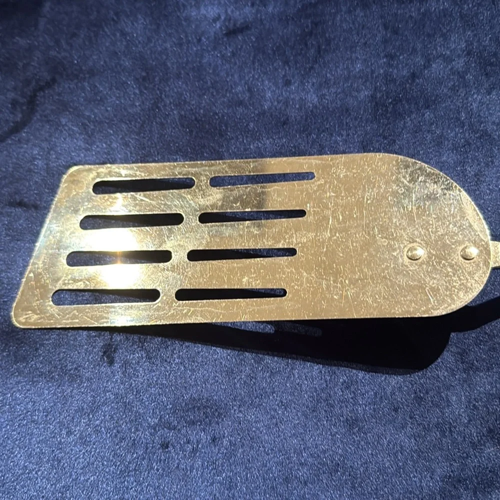 Vintage Ekco A&J Chrome Plated Art Deco Spatula Pancake Flipper MADE IN USA!